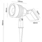 ESTACA SOLAR RGB PARA JARDÍN 3.7V IP65