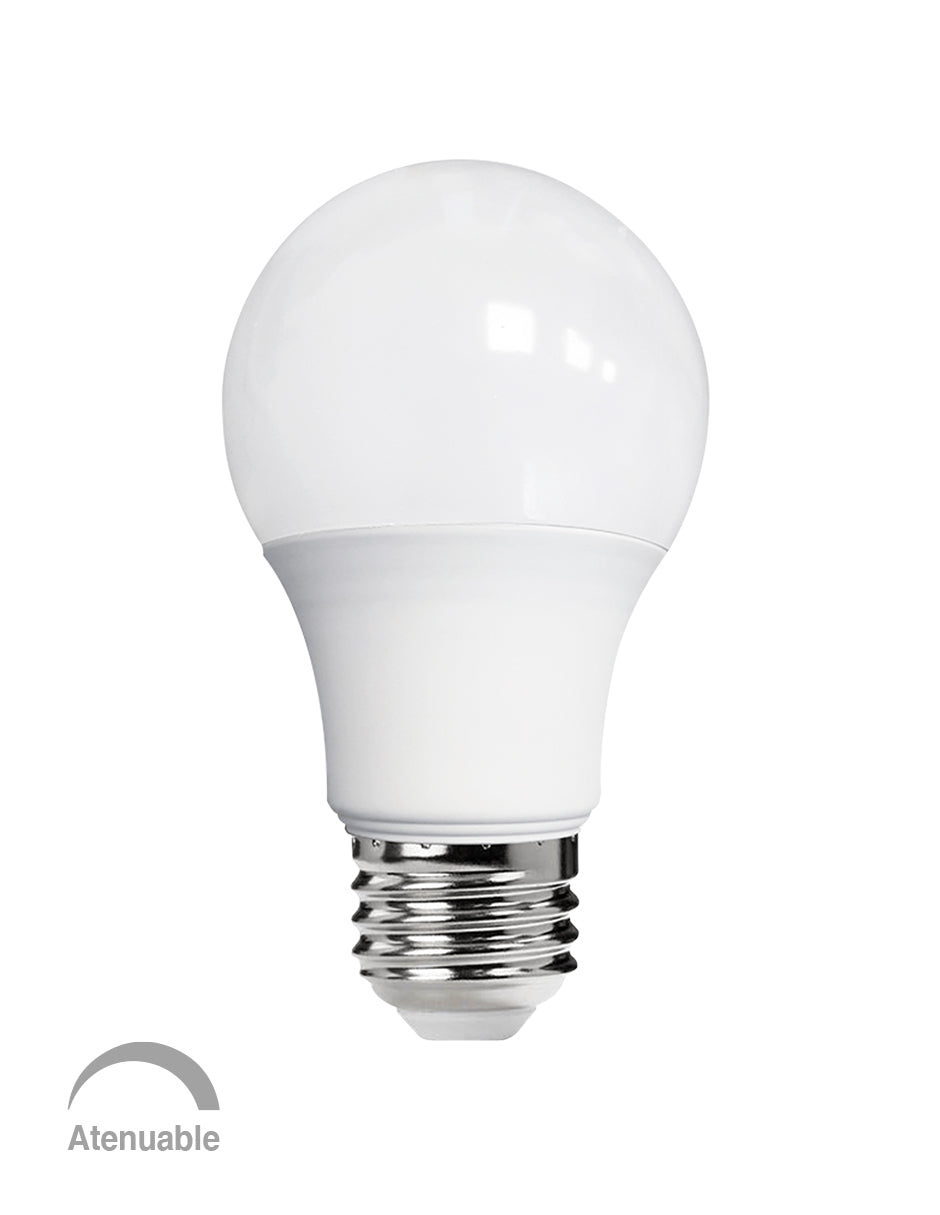 Lámpara LED Atenuable A60 9W 3000K 127V