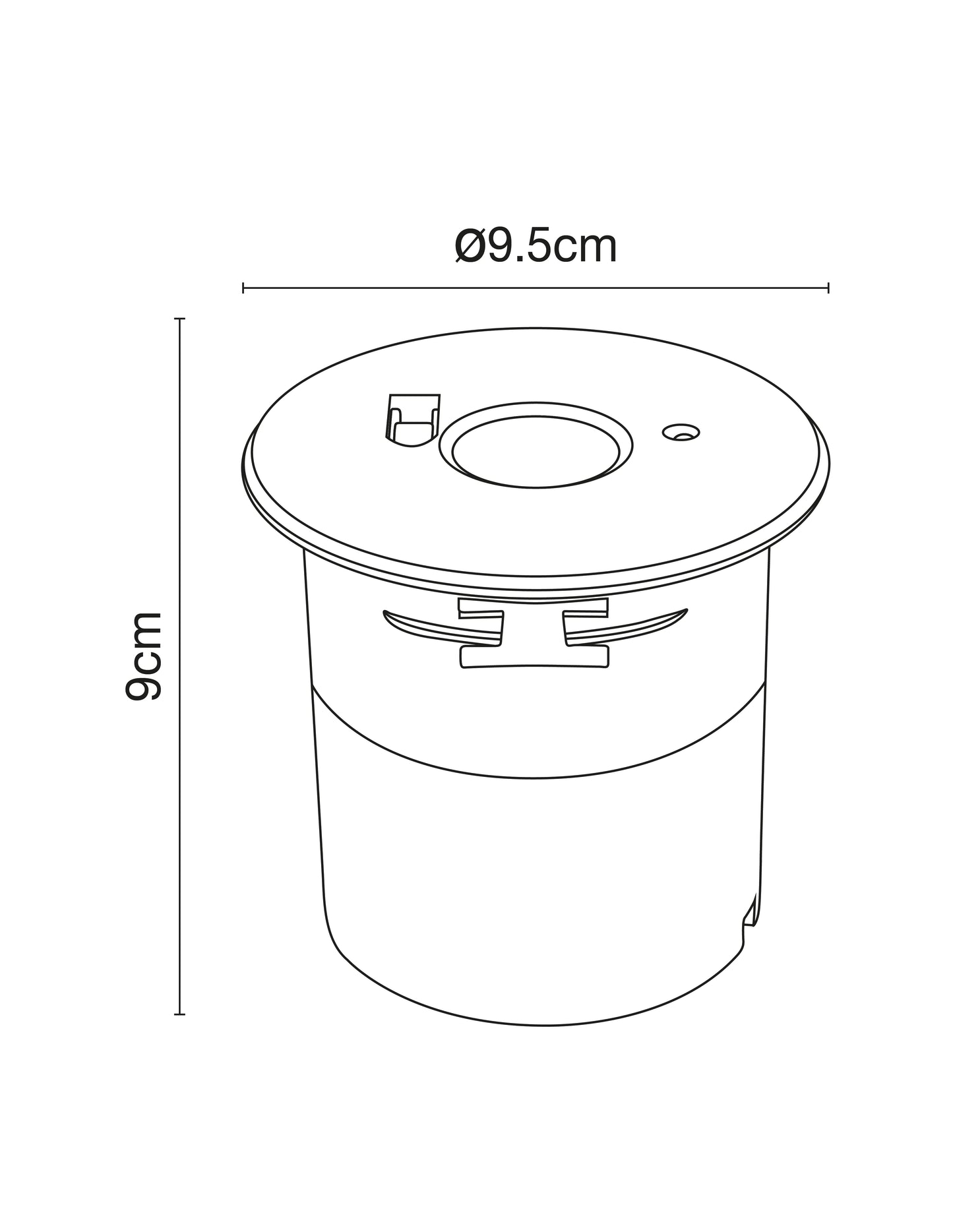 Luminario de Emergencia 3W 6500K 90-280V