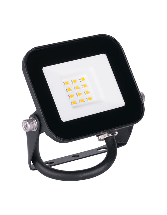 LUMINARIO LED REFLECTOR 10W 3000K 100-240V IP65 NEGRO